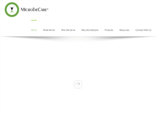 Tablet Screenshot of microbecare.com